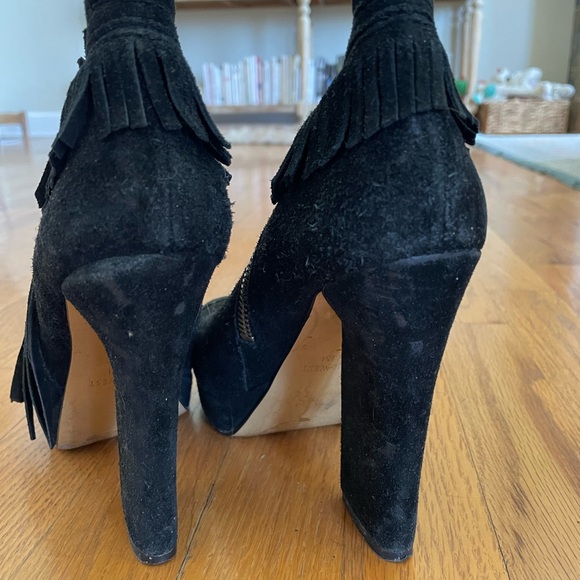 ALDO Suede Fringe Booties - Picture 2 of 4